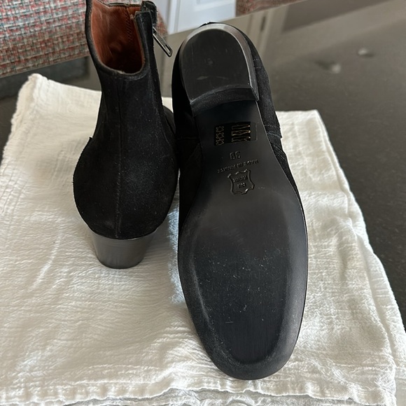 Isabel Marant black suede boots!  Cute stitching, worn once. Nick new - Picture 4 of 5